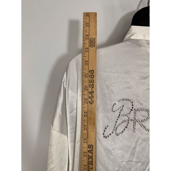 Victoria's Secret Women’s I Do Bride Rhinestone Bridal Robe White One Size - Picture 2 of 6